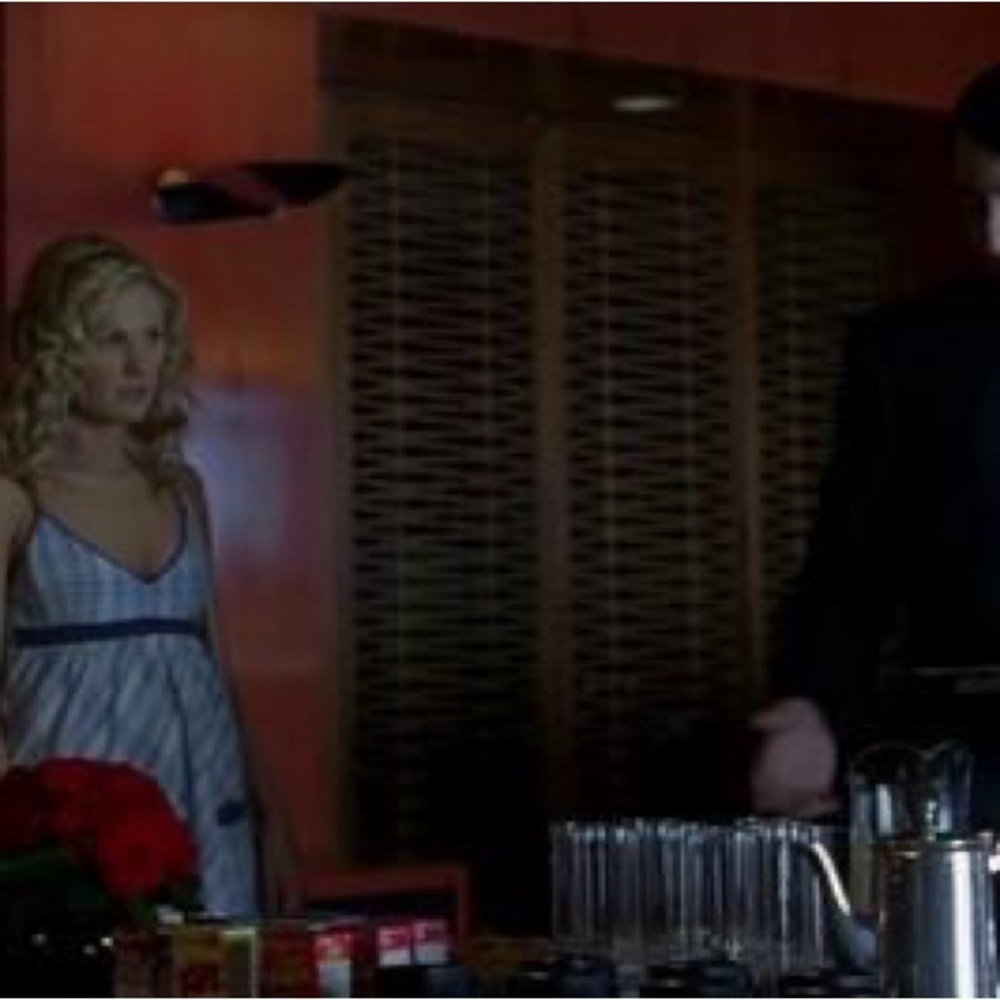 ASO Sookie Stackhouse True Blood Billabong Blue and White Striped Sundress
